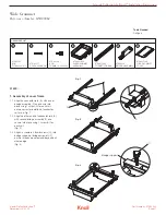 Knoll Islands Collection 6TD00064 Installation Instruction preview