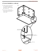 Preview for 3 page of Knoll k.Screen Straight Series Installation Instructions Manual