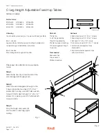 Knoll KCXA4818 Installation Instructions preview