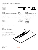 Preview for 1 page of Knoll Pixel KCXE6030G Installation Instructions Manual