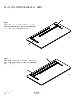 Preview for 2 page of Knoll Pixel KCXE6030G Installation Instructions Manual