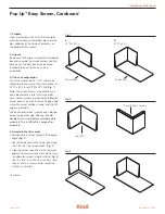 Preview for 1 page of Knoll Pop Up Installation Instructions