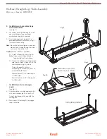 Предварительный просмотр 2 страницы Knoll SL-Base Assembly