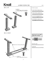 Preview for 2 page of Knoll Tone Electric Assembly Instructions Manual