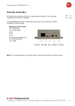 Preview for 6 page of KNOP RTX901D User Manual