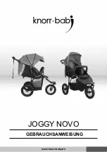 knorr-baby JOGGY NOVO Manual preview