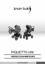 Preview for 1 page of knorr-baby PIQUETTO UNI Manual