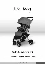 knorr-baby X-EASY-FOLD Manual preview