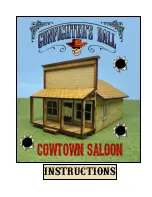 Knuckleduster GUNFIGHTER'S BALL COWTOWN SALOON Instructions preview