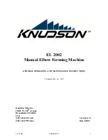 Knudson EL 2002 Manual preview