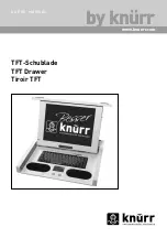 Preview for 1 page of Knurr TFT Drawer User Manual