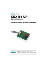 Предварительный просмотр 1 страницы KNX B4-UP Technical Specifications And Installation Instructions