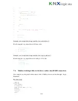 Предварительный просмотр 133 страницы KNX LogicMachine3 Re:actor Product Manual