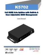 KOA CCTV K5702 User Manual предпросмотр