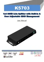 Предварительный просмотр 1 страницы KOA CCTV K5703 User Manual