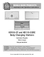 Koala Kare KB100-ST Installation And Operation Instructions preview