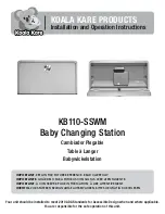 Предварительный просмотр 2 страницы Koala Kare KB110-SSWM Installation And Operation Instruction Manual