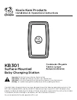 Koala Kare KB301 Installation & Operation Instructions preview