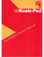 Koala Pad TouchTablet Owner'S Manual preview