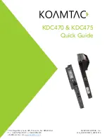 KoamTac KDC 470 Quick Manual preview