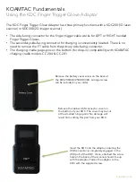 Preview for 2 page of KoamTac KDC Finger Trigger Glove Adaptor Quick Start Manual