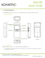 Предварительный просмотр 3 страницы KoamTac KDC250 Quick Manual