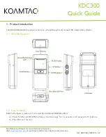 Предварительный просмотр 3 страницы KoamTac KDC300 Quick Manual