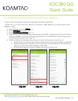 Preview for 17 page of KoamTac KDC380 QG Quick Manual