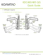 Предварительный просмотр 19 страницы KoamTac KDC480 QG Quick Manual