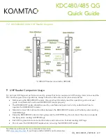 Предварительный просмотр 20 страницы KoamTac KDC480 QG Quick Manual