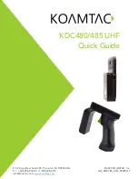 KoamTac KDC480 UHF Quick Manual preview