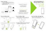 Предварительный просмотр 1 страницы KoamTac KICC Mini-Manual