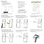 KoamTac SKX SmartSled SKXSLED-UHF 1.0W Assembly Manual preview