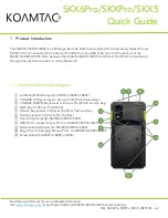 Preview for 3 page of KoamTac SKX5 Quick Manual