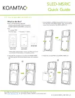 Предварительный просмотр 6 страницы KoamTac SLED-MSRIC Quick Manual