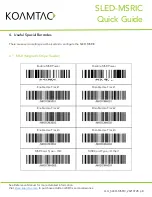 Предварительный просмотр 9 страницы KoamTac SLED-MSRIC Quick Manual