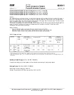 Preview for 1 page of KOB KOB 8240-1 Spec Sheet