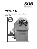 Preview for 1 page of KOB KOB PYRTEC SERIES Assembly And Installation Instructions Manual