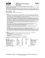 Preview for 17 page of KOB KOB PYRTEC SERIES Assembly And Installation Instructions Manual