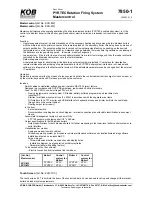 Preview for 30 page of KOB KOB PYRTEC SERIES Assembly And Installation Instructions Manual