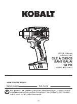 Preview for 15 page of Kobalt 0672824 Manual