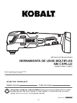 Preview for 17 page of Kobalt 0790023 Manual