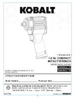 Kobalt 0840781 Manual preview