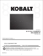 Preview for 1 page of Kobalt 0888116 Assembly Instructions Manual