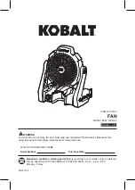 Preview for 1 page of Kobalt 1176102 Operator'S Manual