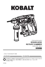 Preview for 1 page of Kobalt 1260303 Manual