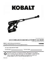 Kobalt 2735850 Manual предпросмотр