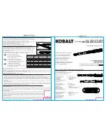 Kobalt 80719 Manual preview