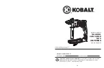 Preview for 15 page of Kobalt K09D-06A Manual