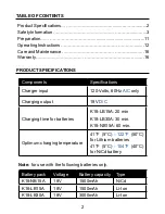 Preview for 2 page of Kobalt K18-MC45A Manual